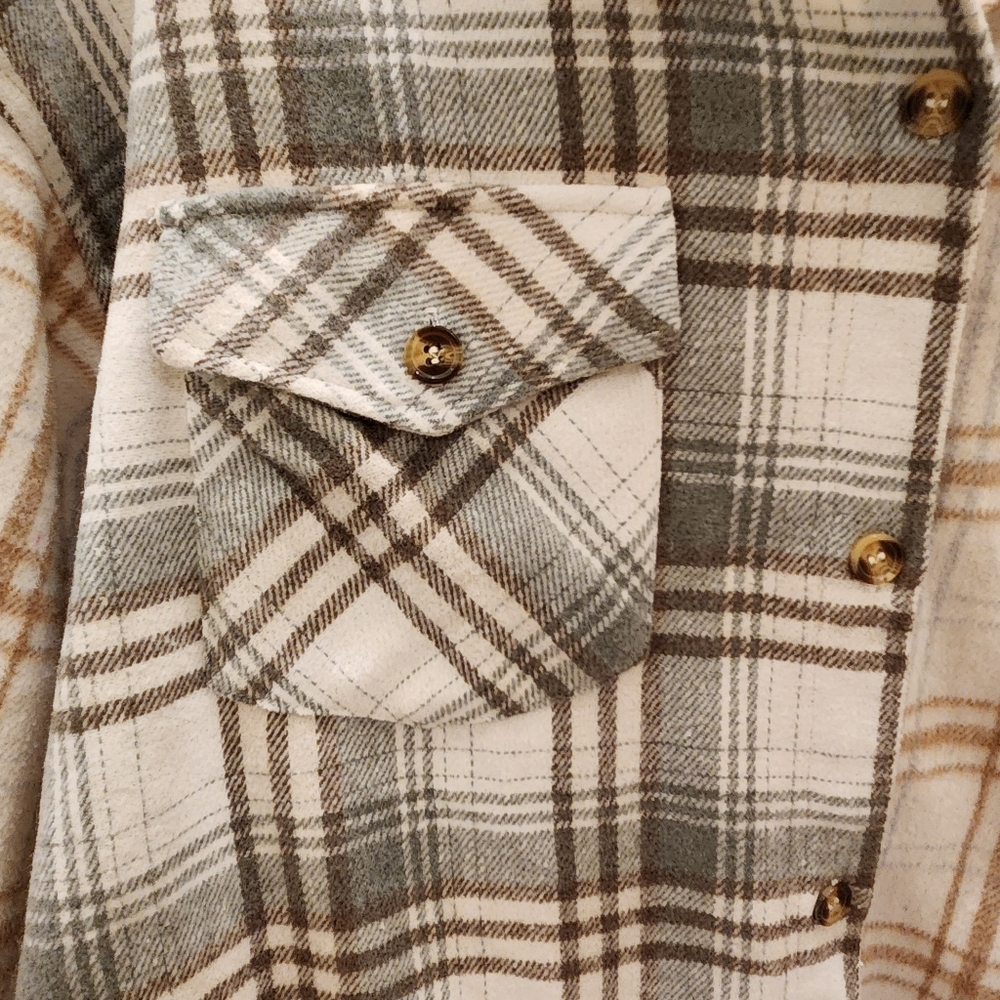 Gilli Plaid Shacket - image 2